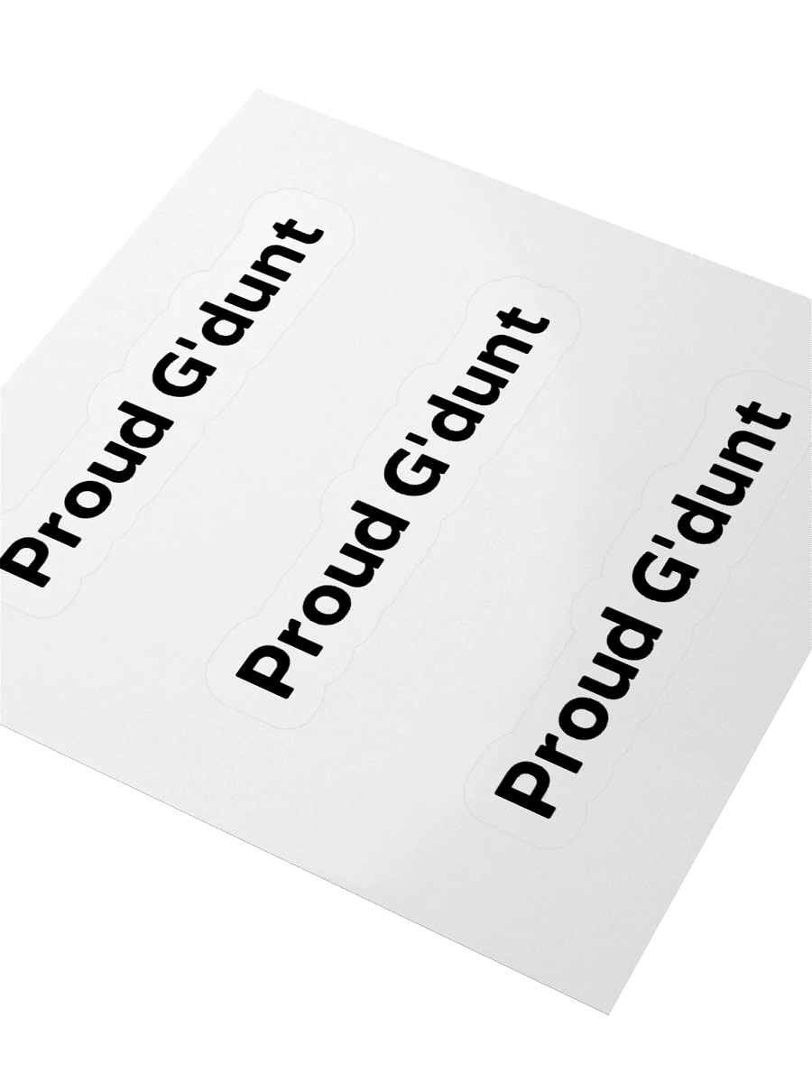 Pround G'dunt Stickers product image (9)