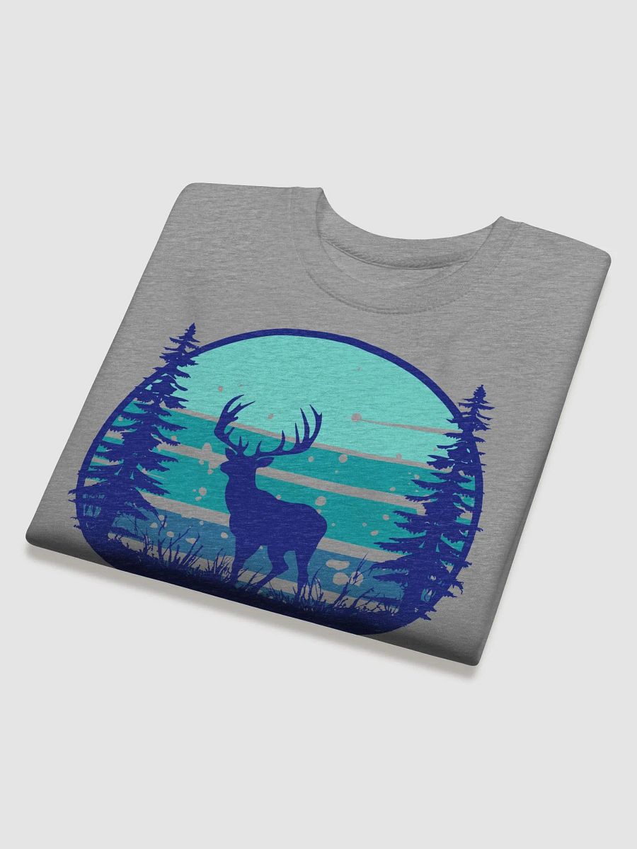 A Majestic Elk In The Woods At Night Sweatshirt product image (32)