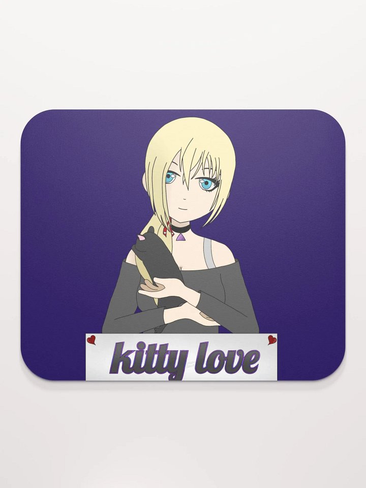 Kitty Love Mouse Pad product image (2)