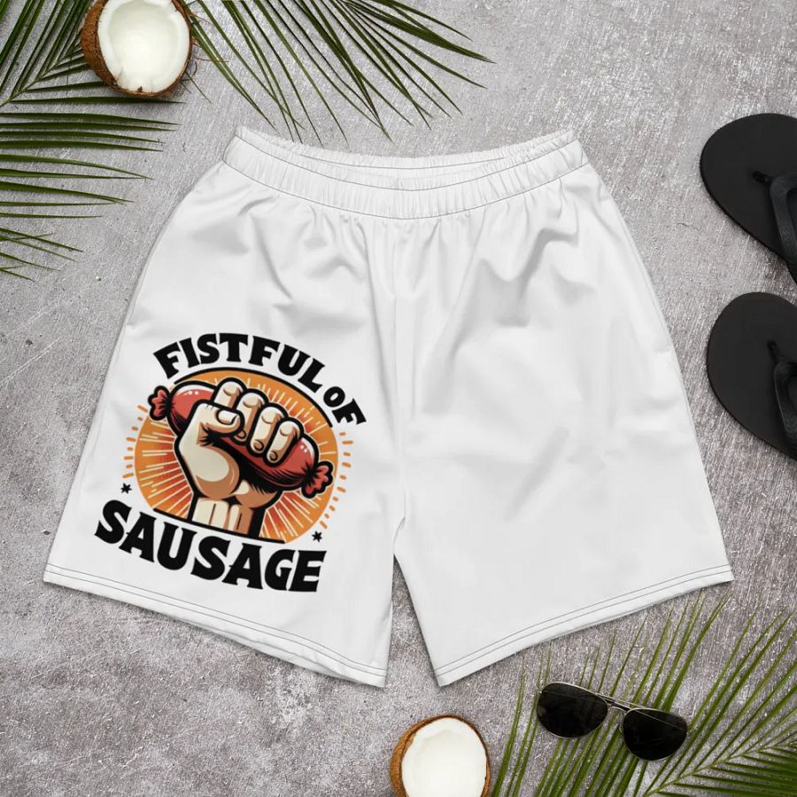 Fistfull of Sausage Athletic Shorts product image (10)