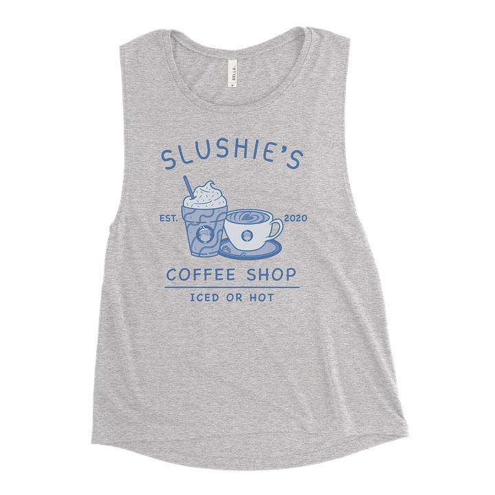 Slushie's Coffee Shop (Blue) | Women's Muscle Tank product image (1)