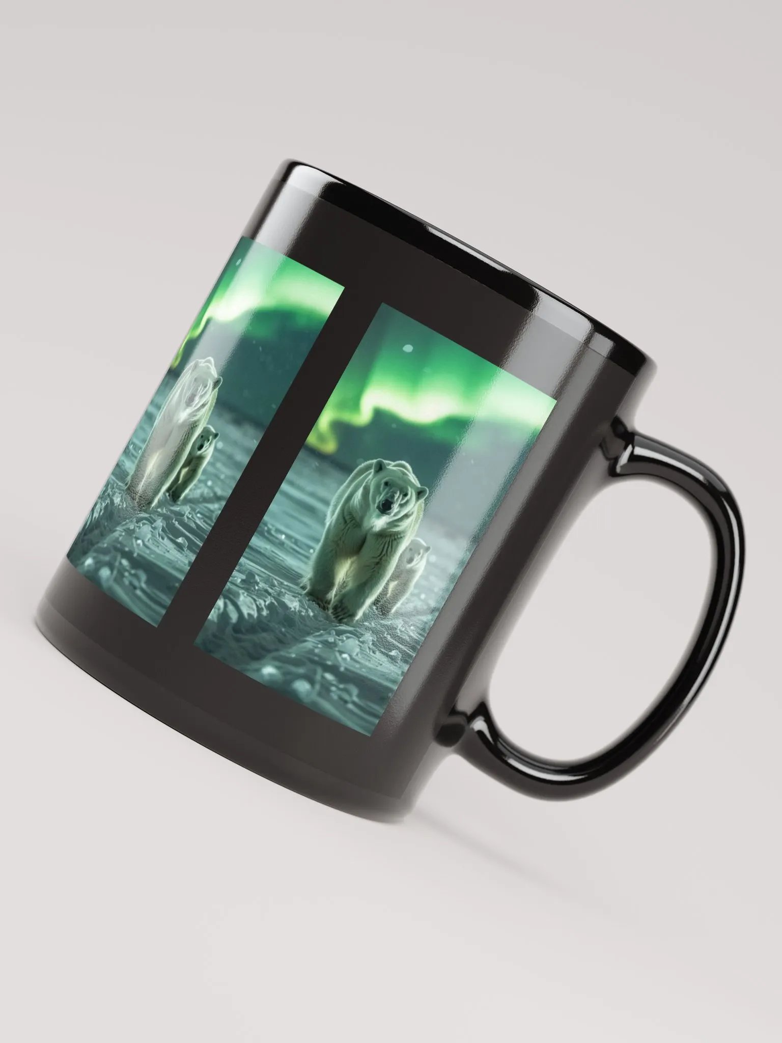 Aurora Borealis Polar Bears Mug product image (7)