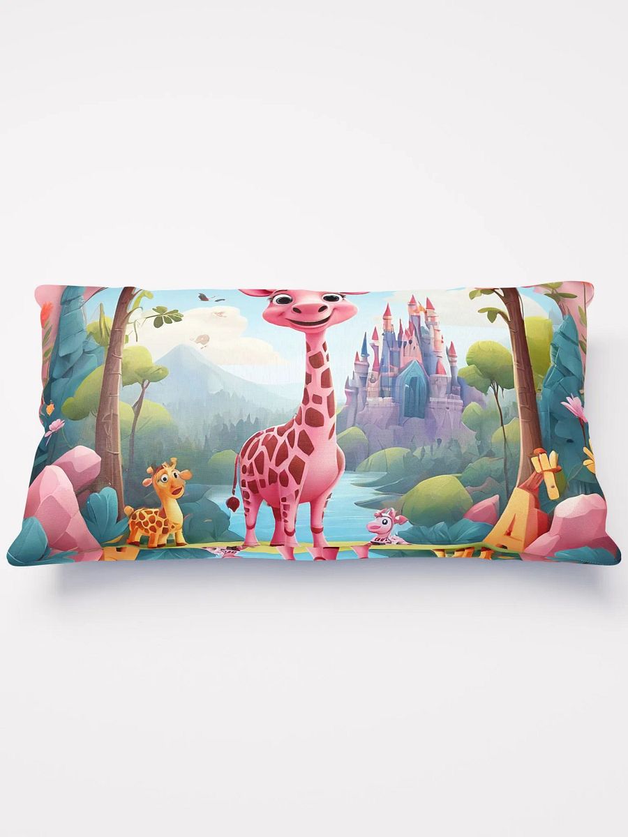 pink giraffe with flower and book product image (3)