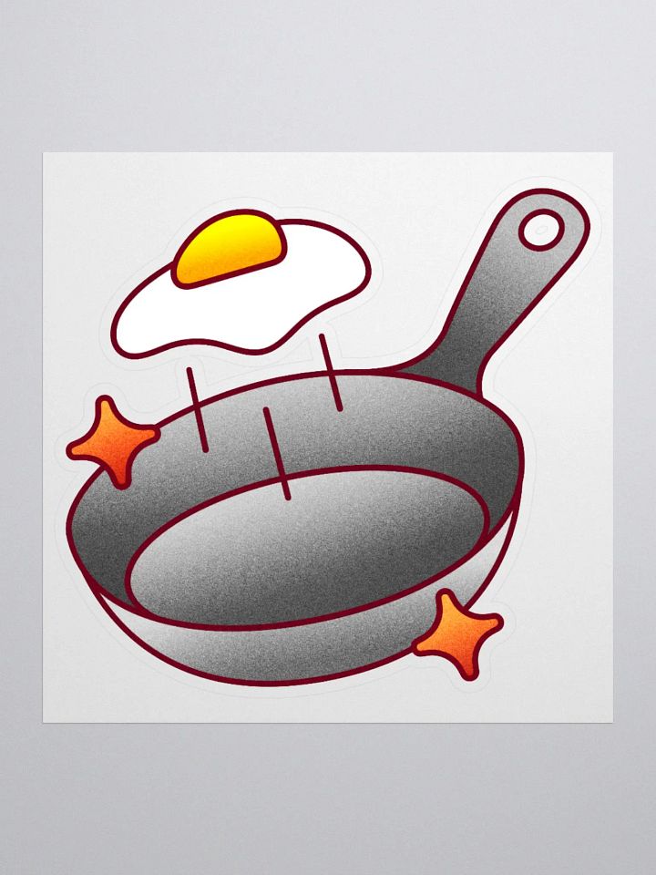 Cast Iron Sticker product image (1)
