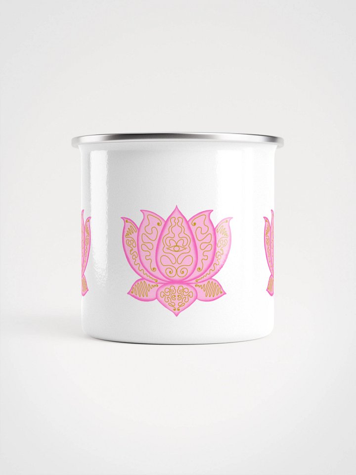 Lotus Harmony Enamel Mug product image (2)