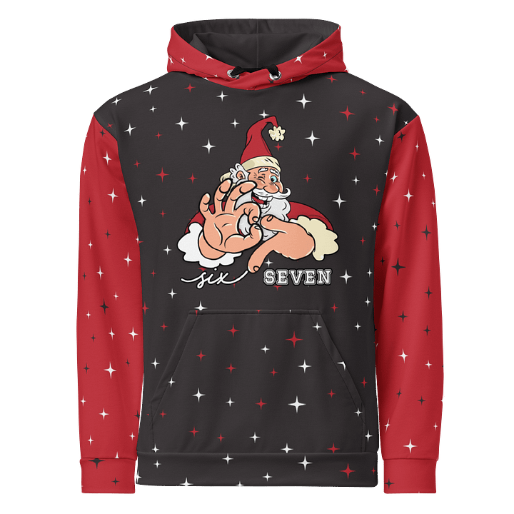 Funny Christmas Hoodie - Six Seven product image (1)