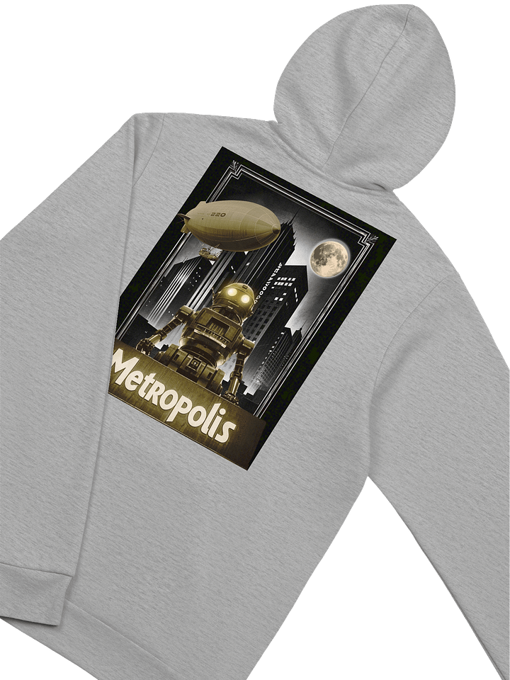 Metropolis Style Robot Back Graphic - Vintage Sci-Fi Style product image (5)