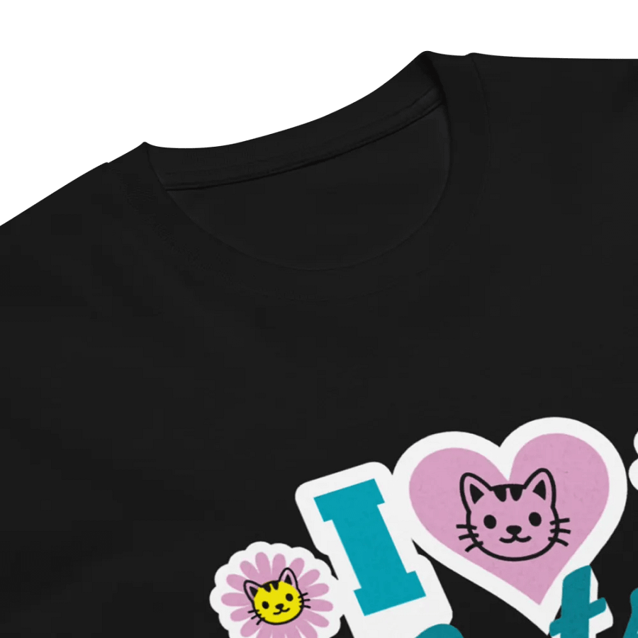 Cheerful Cats Love Unisex T-Shirt product image (10)