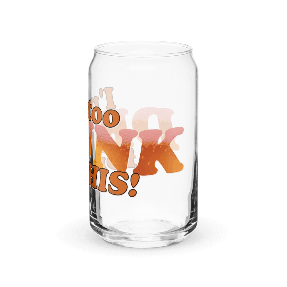 Frothy Drunk Can Glass product image (3)