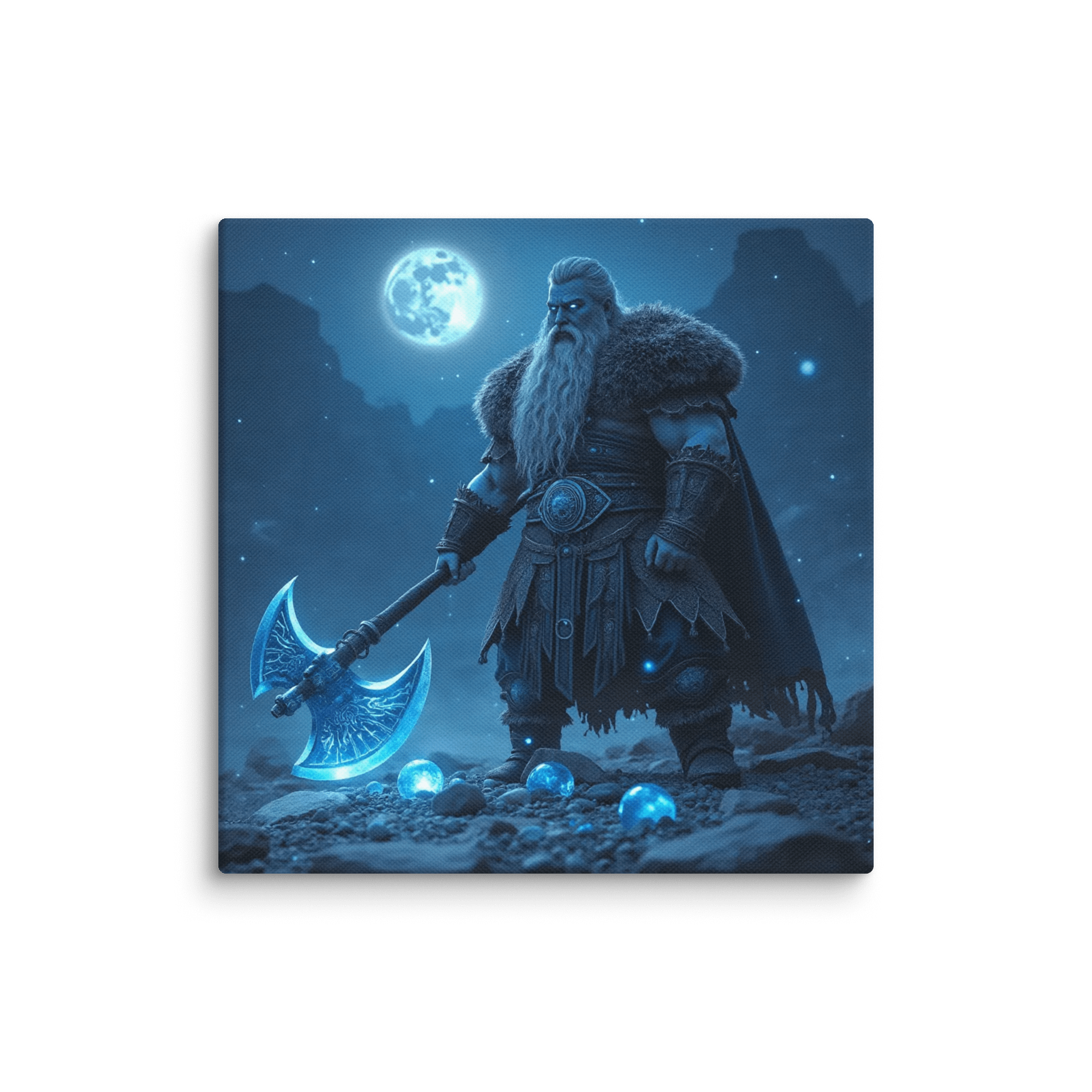 "Guardian of the Frozen Moon" Canvas product image (1)