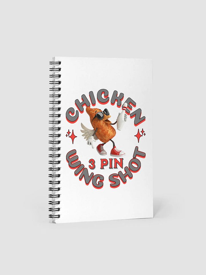 Chicken Wing Shot 3 Pin Bowling Funky Notebook product image (2)