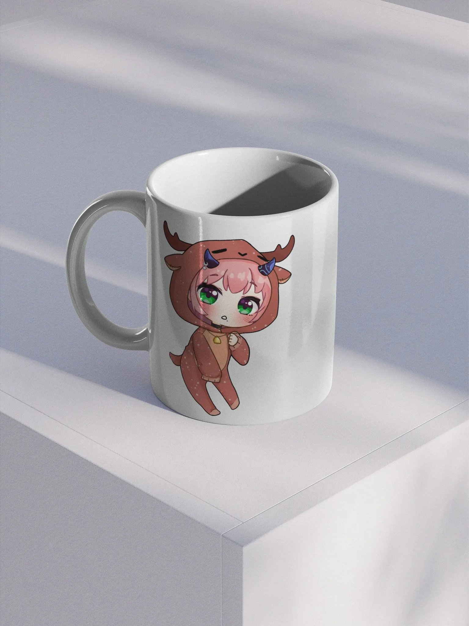 xmas deer with horns mug product image (1)