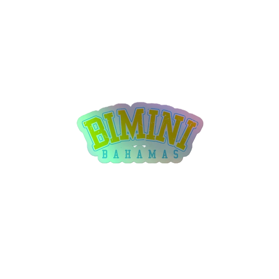 Bimini Bahamas Sticker Holographic product image (3)