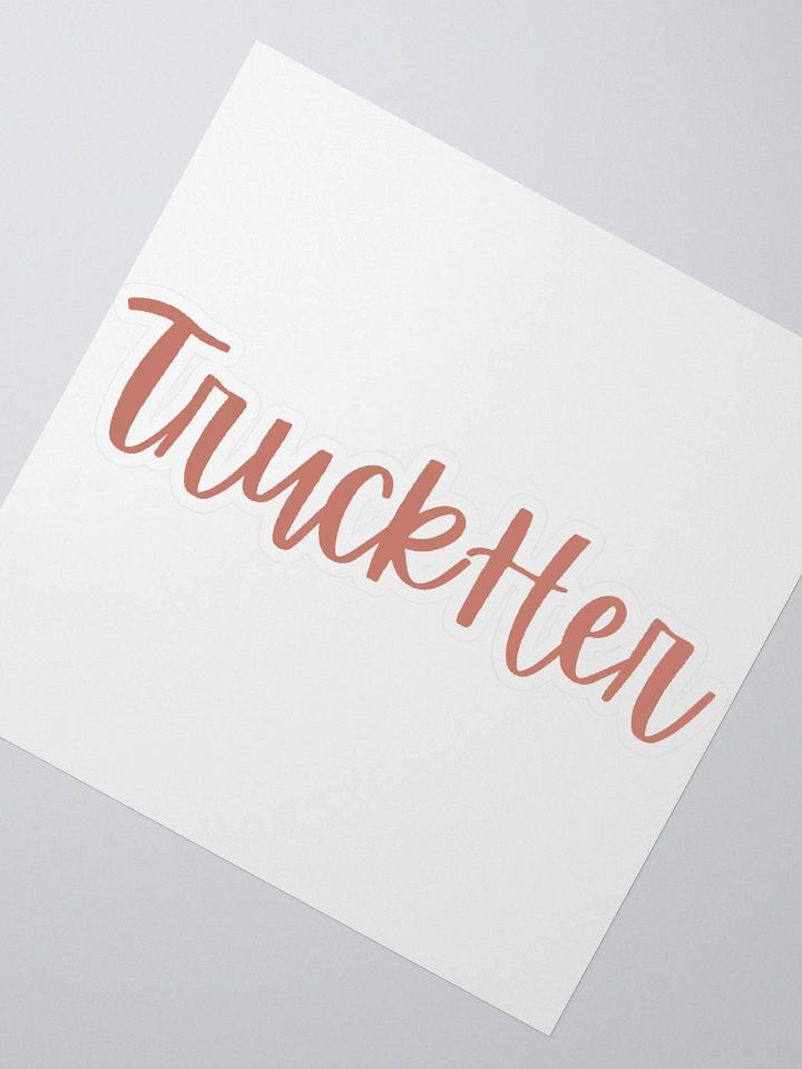 Trucker Kiss Cut Stickers product image (2)