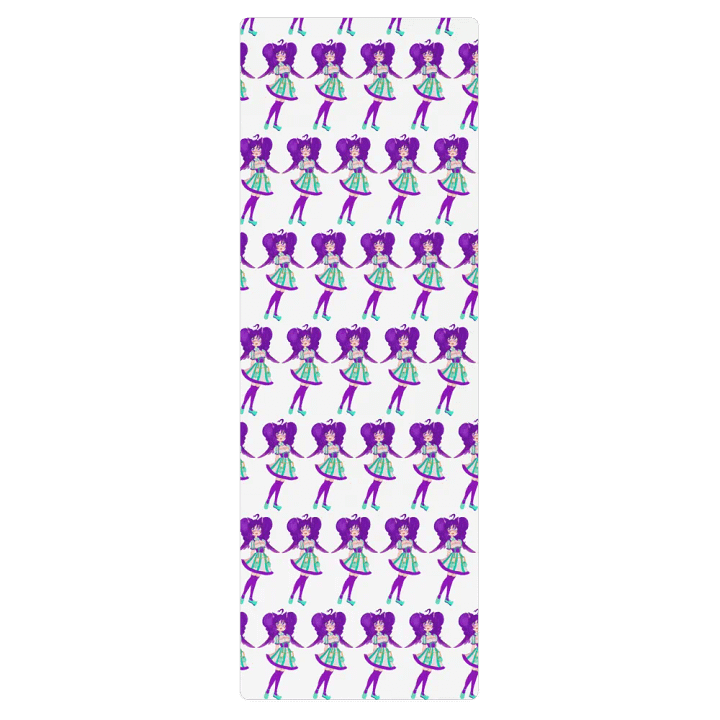 Poodle yoga mat product image (1)