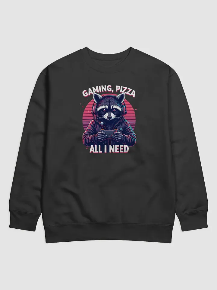 Retro Raccoon Gaming Sweatshirt product image (1)