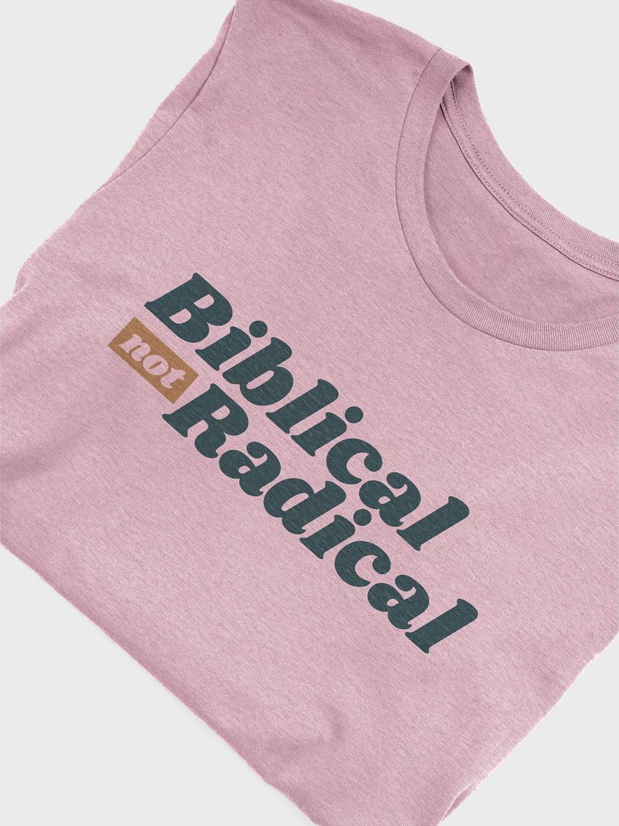 Women's T-Shirt: Biblical Not Radical (more colors available) product image (3)