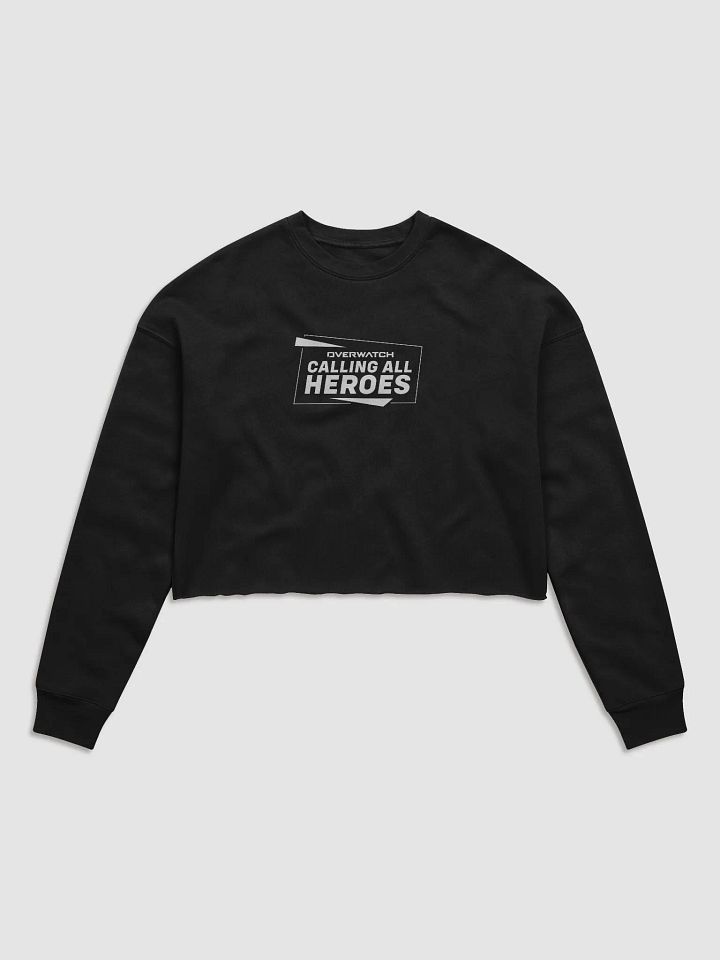 Calling All Heroes Fleece Crop Sweatshirt product image (1)
