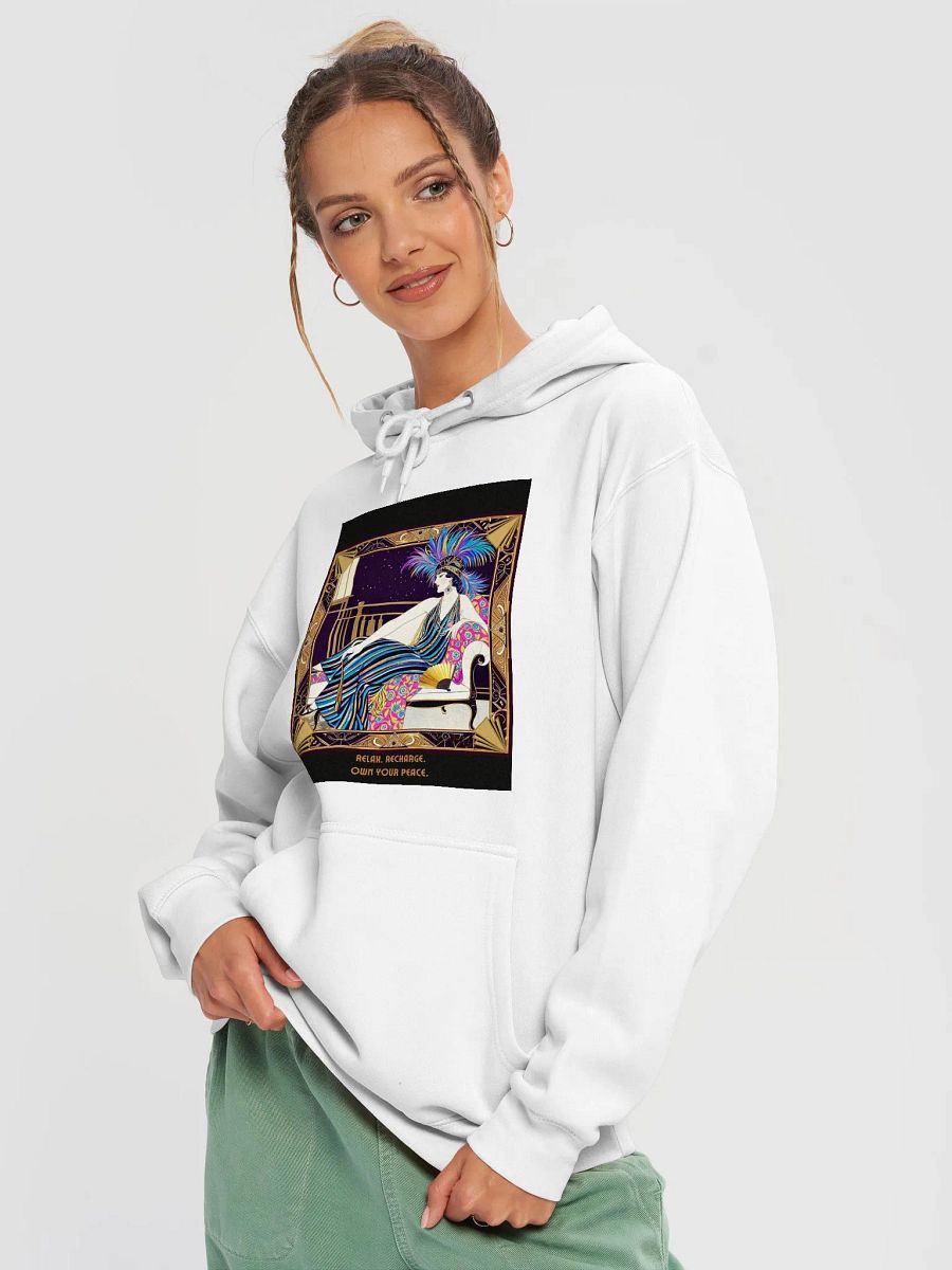 Relax. Recharge. Own your Peace - 1920s Colorful Graphic - Hoodie product image (15)