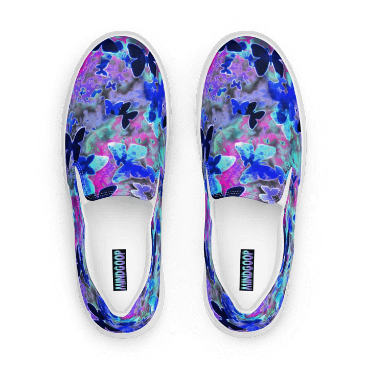 Butterfly nebula slip on canvas shoes (womens) product image (2)