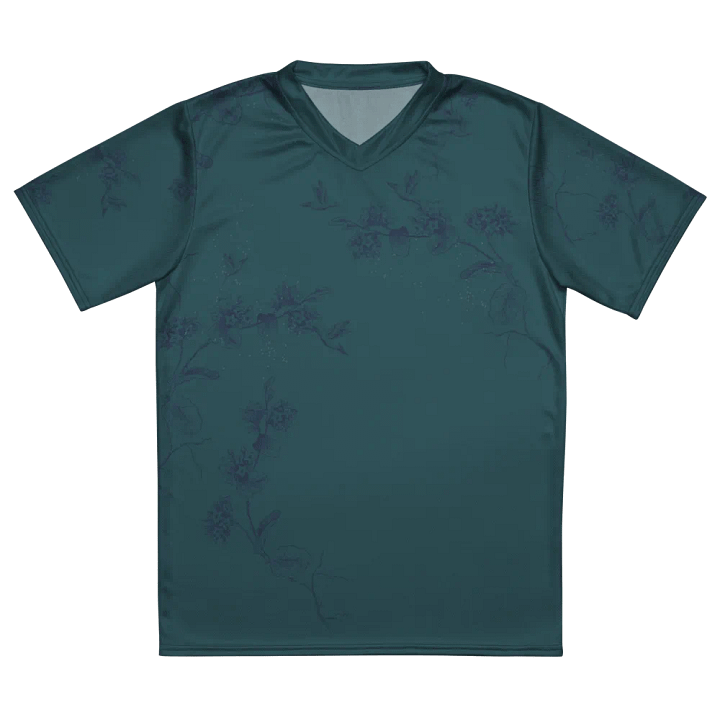 Unisex T shirt with hummingbird Design.  Ideal for the nature lover. Dark teal color product image (2)