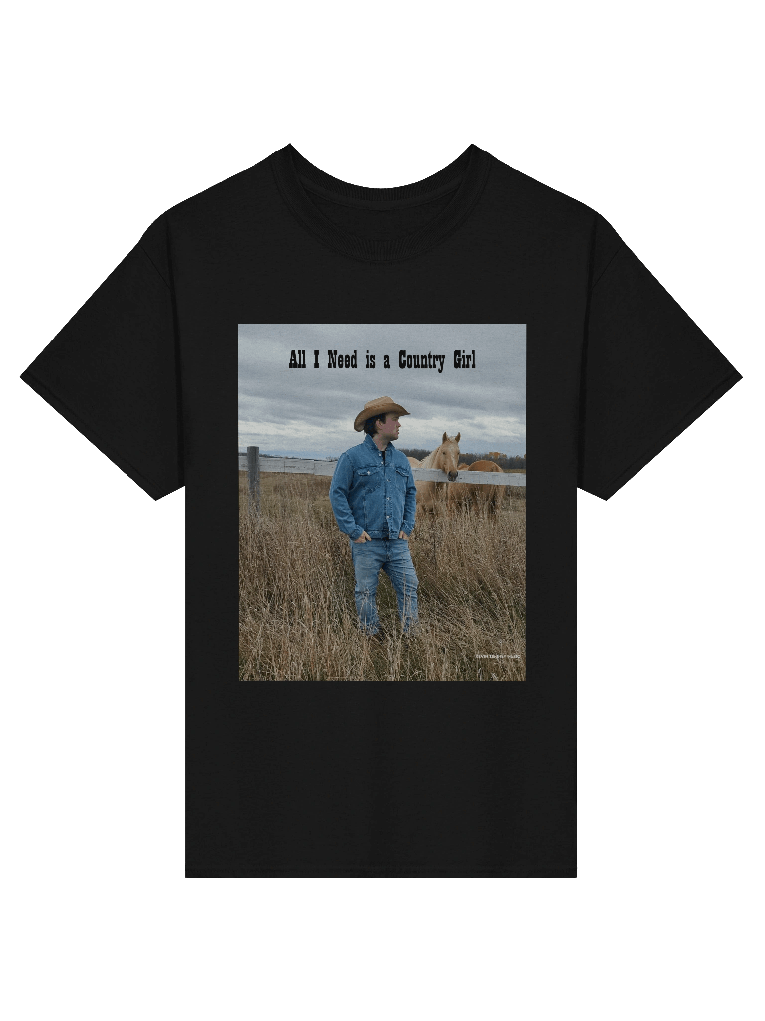 All I Need is a Country Girl Horse and Field T-Shirt product image (3)