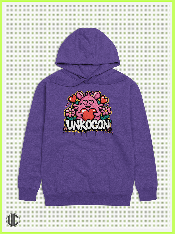 UnkoCon – Graffiti Heart Pullover Hoodie product image (1)