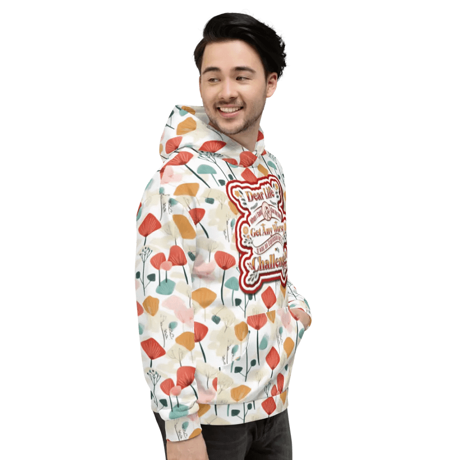 Funny Life Quote All Over Print Hoodie product image (11)