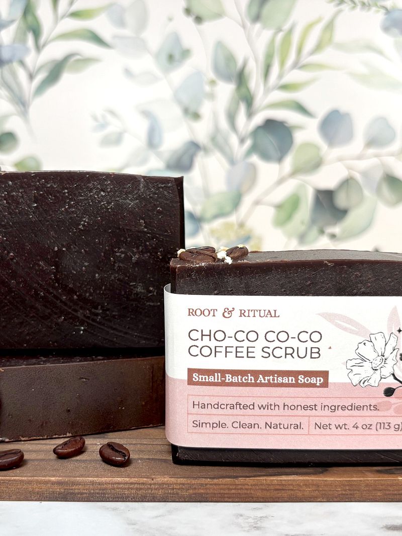Cho-co Co-co Coffee Scrub Exfoliating Soap