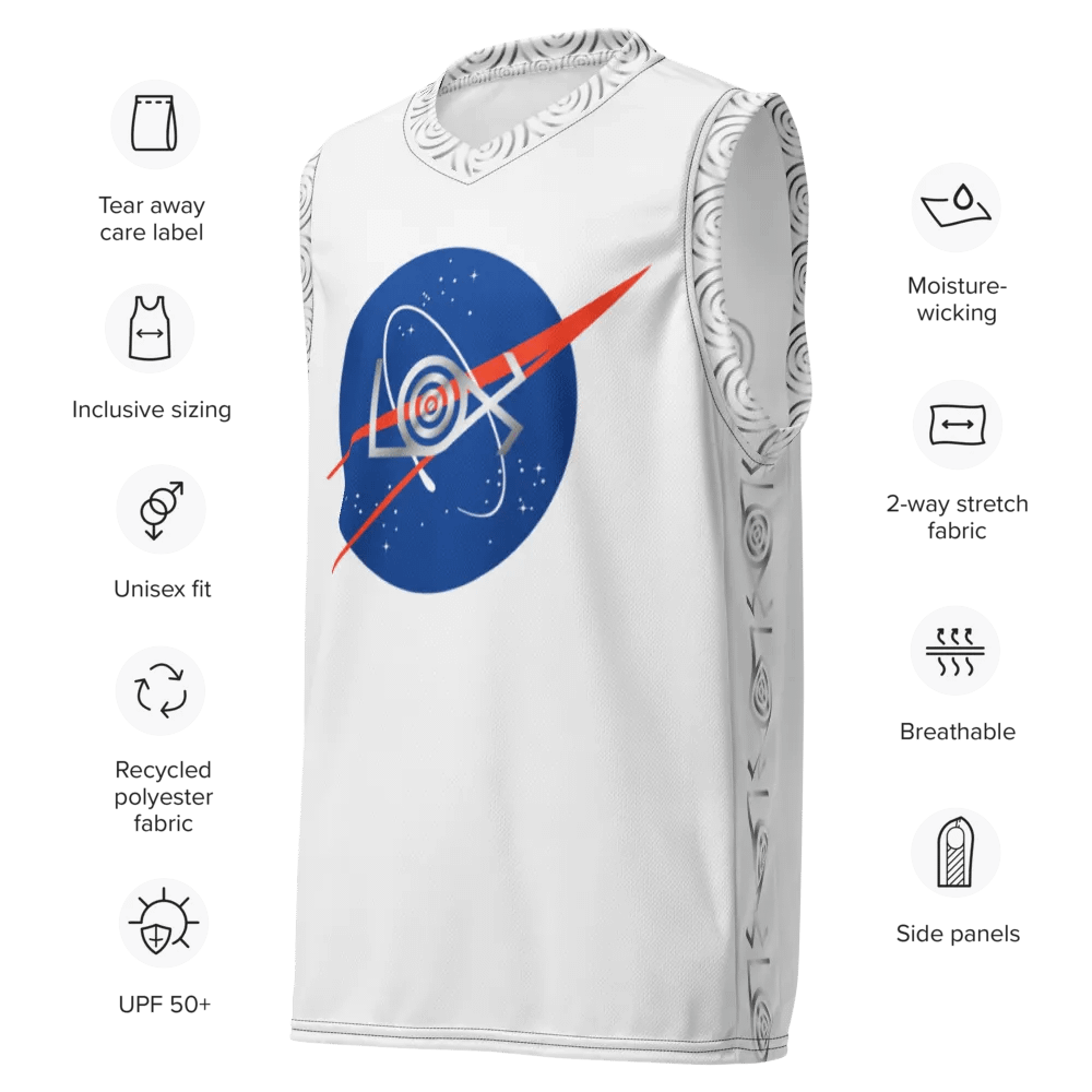 CoolMax Recycled Unisex Basketball Jersey product image (7)