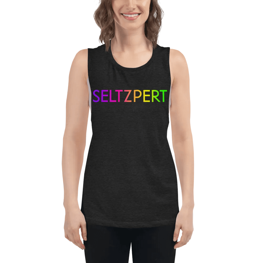 Seltzpert Women's Flowy Tank Top | Rainbow Paradise product image (9)