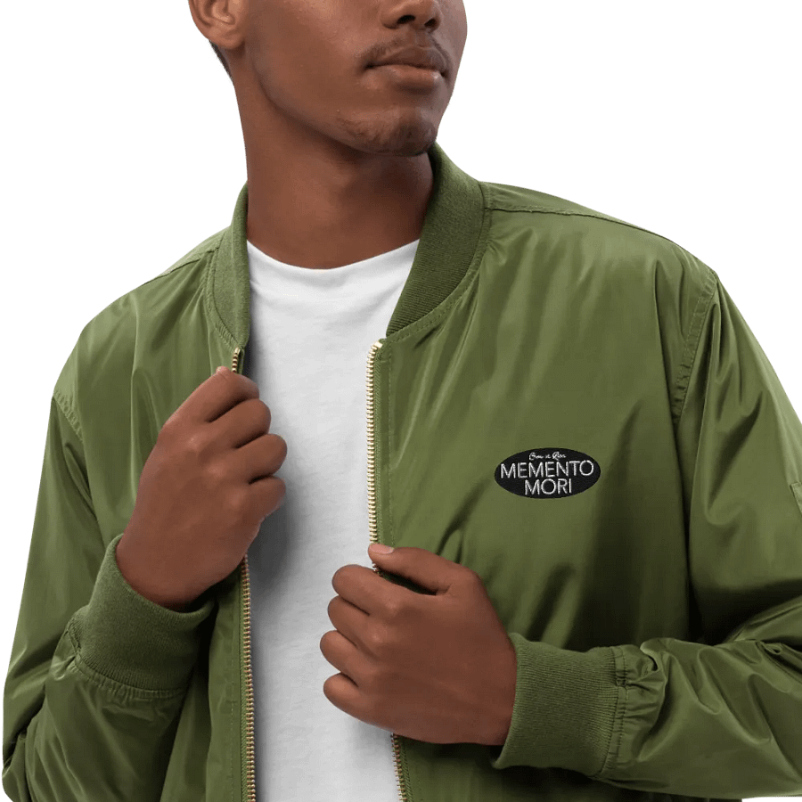 Crow vs Lion Memento Mori Bomber Jacket product image (41)