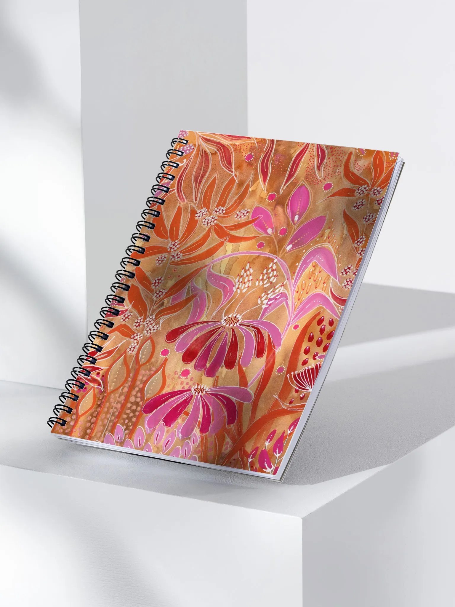 Vibrant Floral Fantasy Spiral Notebook product image (2)