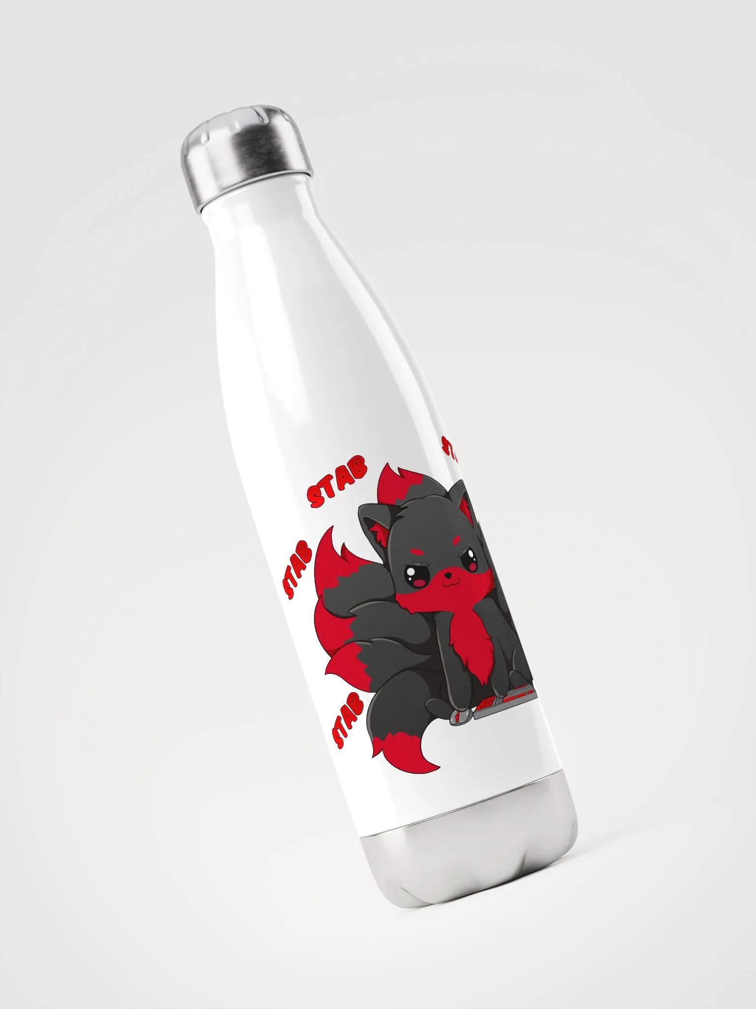 Nightblade Fox Stainless Steel Water Bottle product image (3)