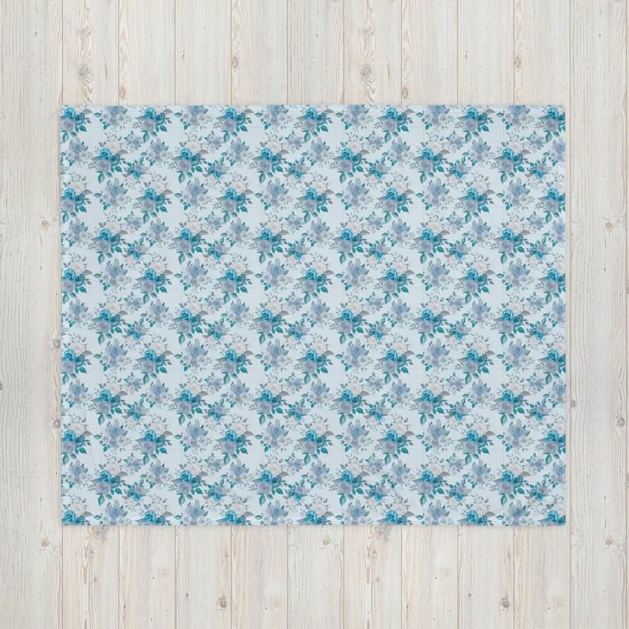 Blue Roses Blanket product image (4)