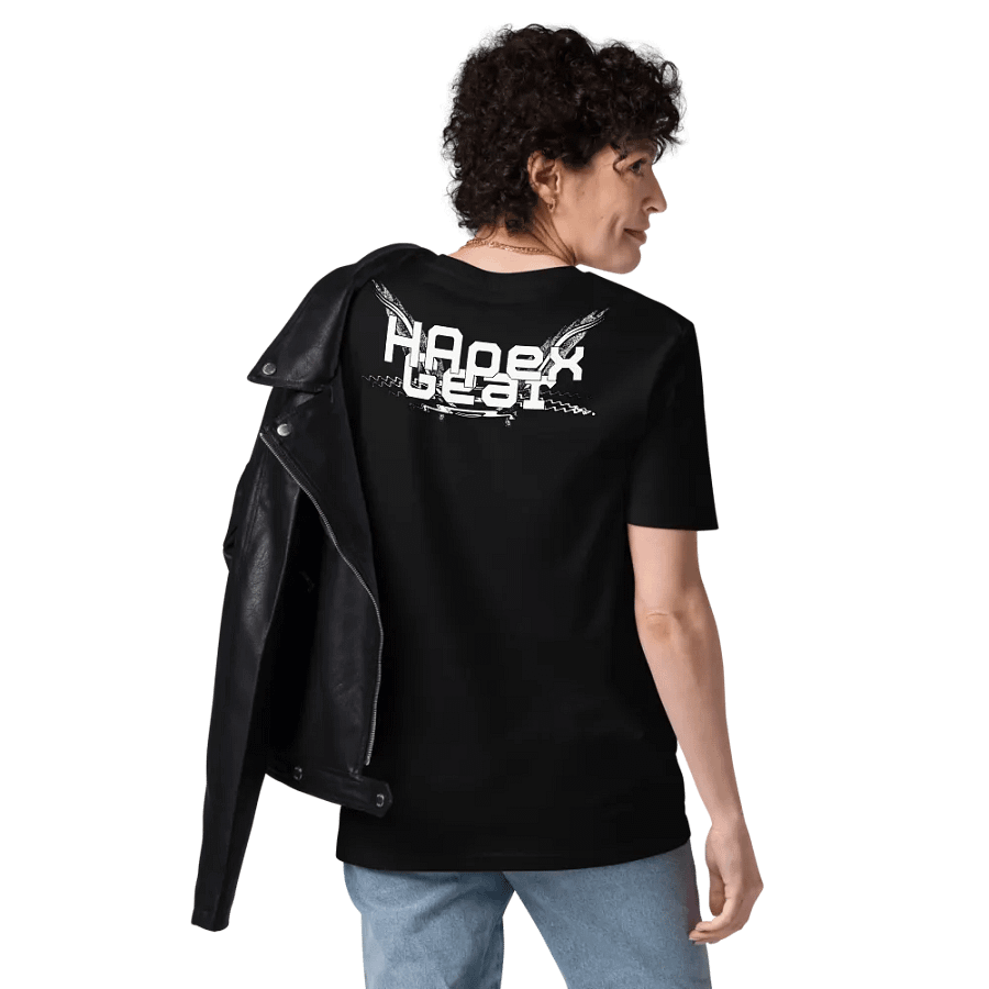 Organic Cotton T-Shirt - Embroidered - White HApex Gear White Logo product image (10)