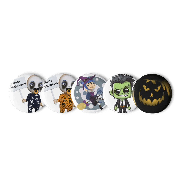 Spooky Halloween Pin Button Set product image (1)