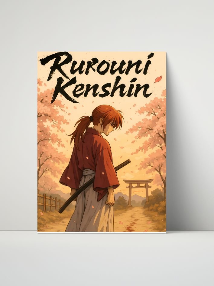 Rurouni Kenshin – Wandering Swordsman 8x10 Metal Print product image (1)