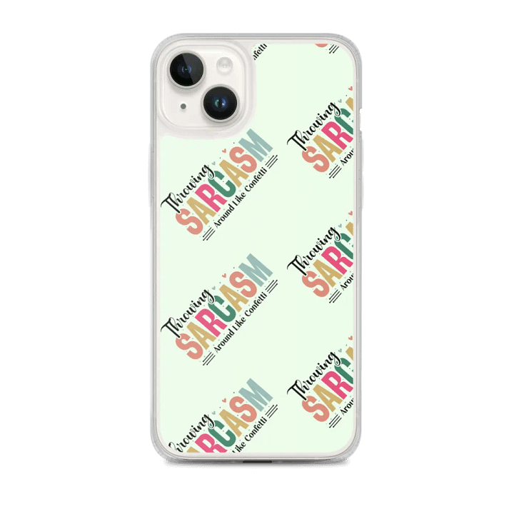 Sarcastic Confetti iPhone® Clear Case product image (1)