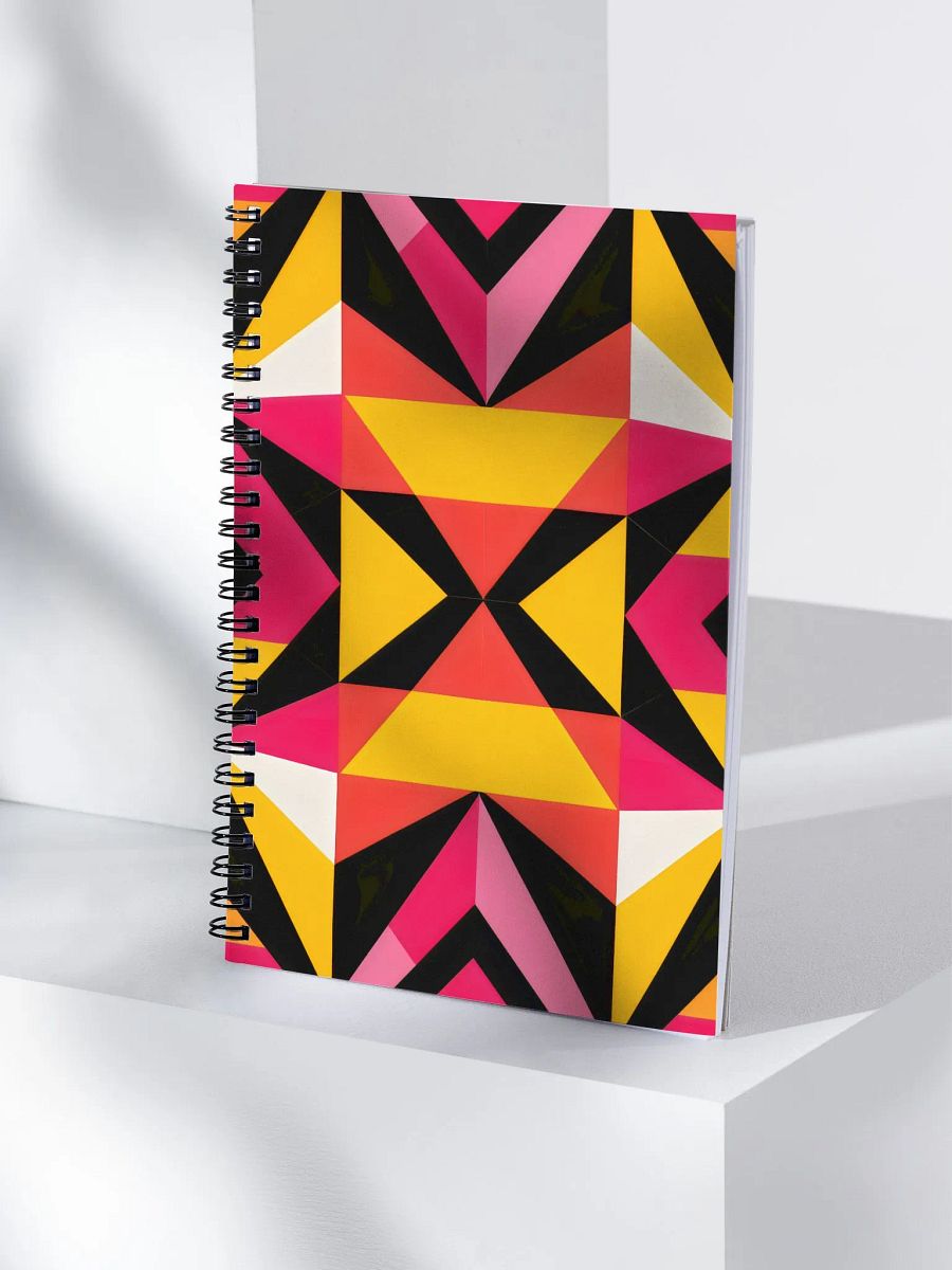 Geometric Movement Spiral Notebook product image (4)