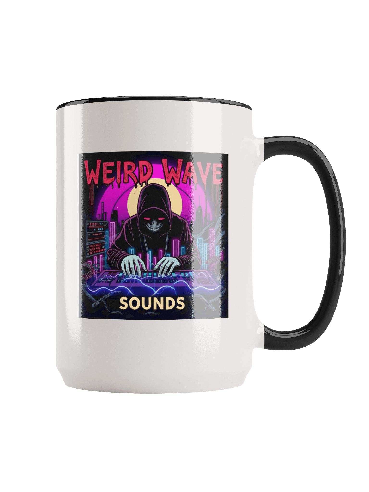 Weird Wave Sounds Duality Mug- 15 oz product image (1)