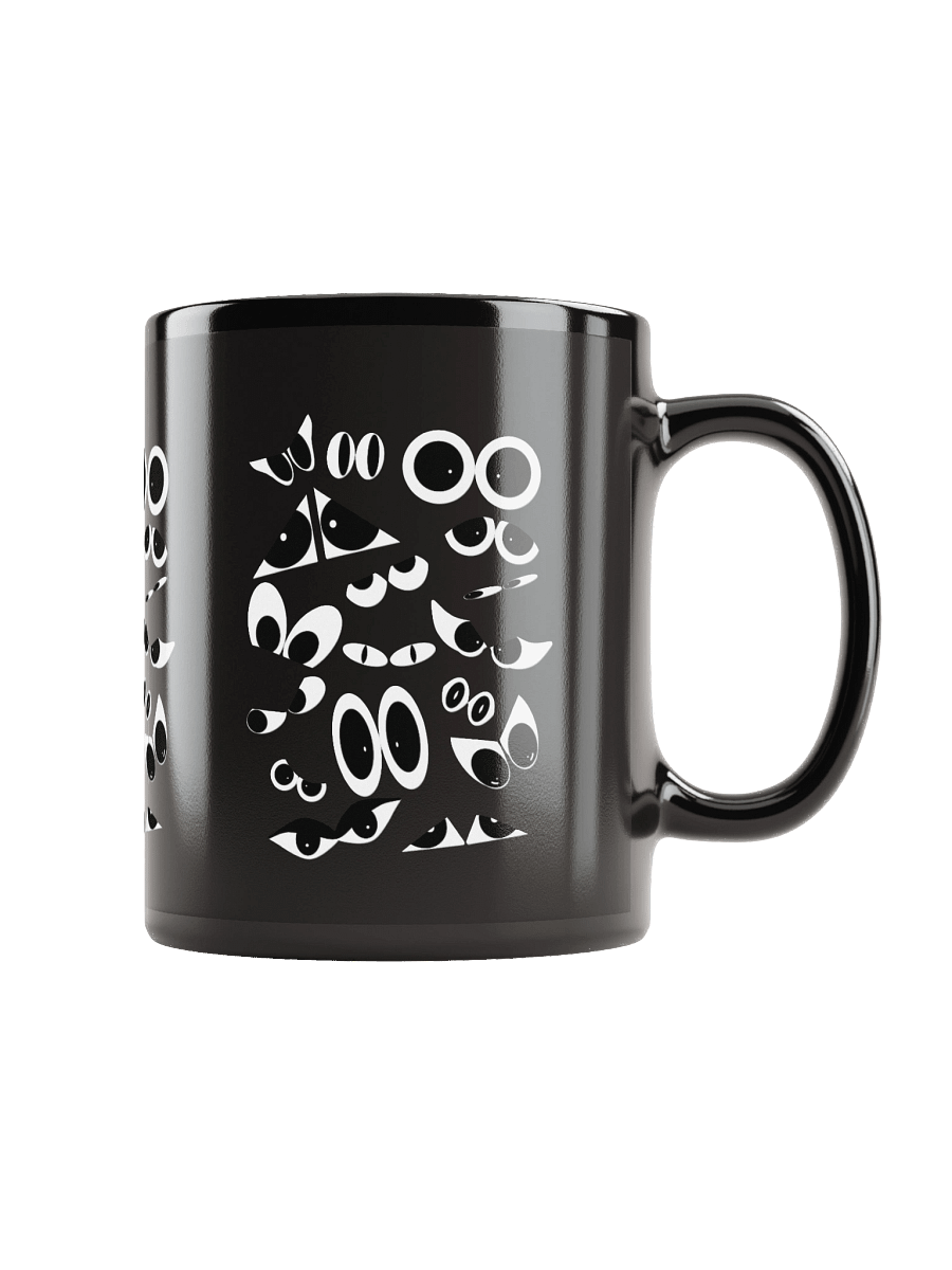 Watchers Gaze – Cartoon Eyes Halloween - Ceramic Mug product image (1)