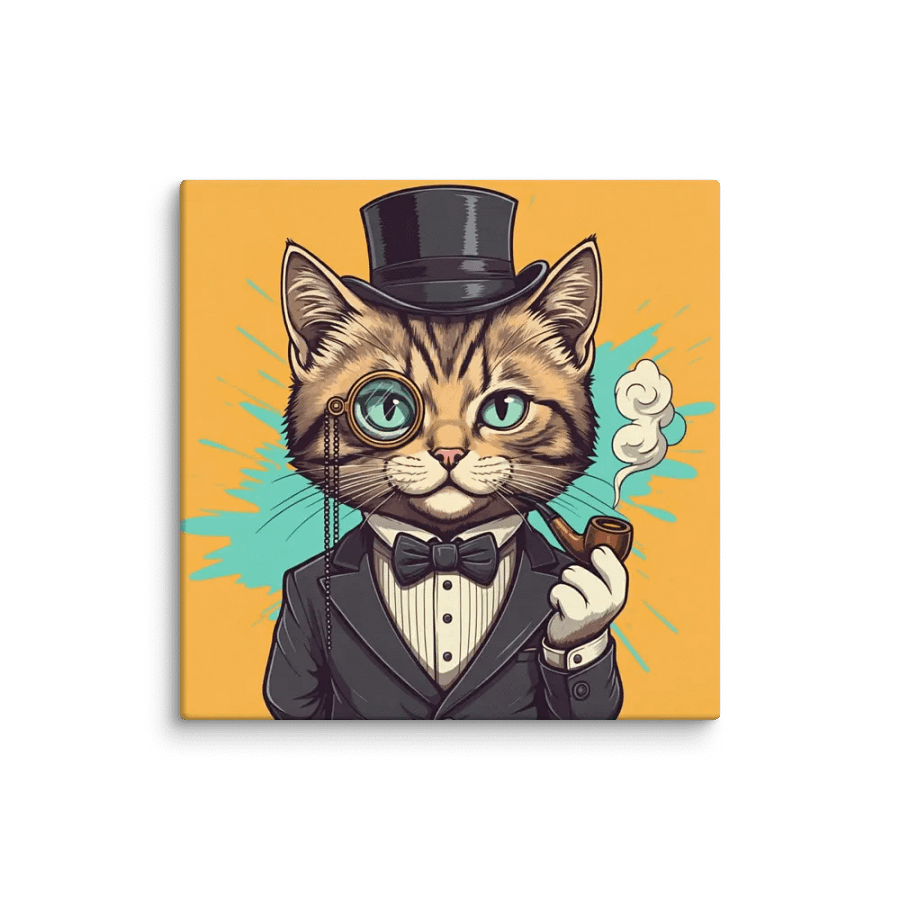 Classic Classy Cat w/ Pipe product image (1)