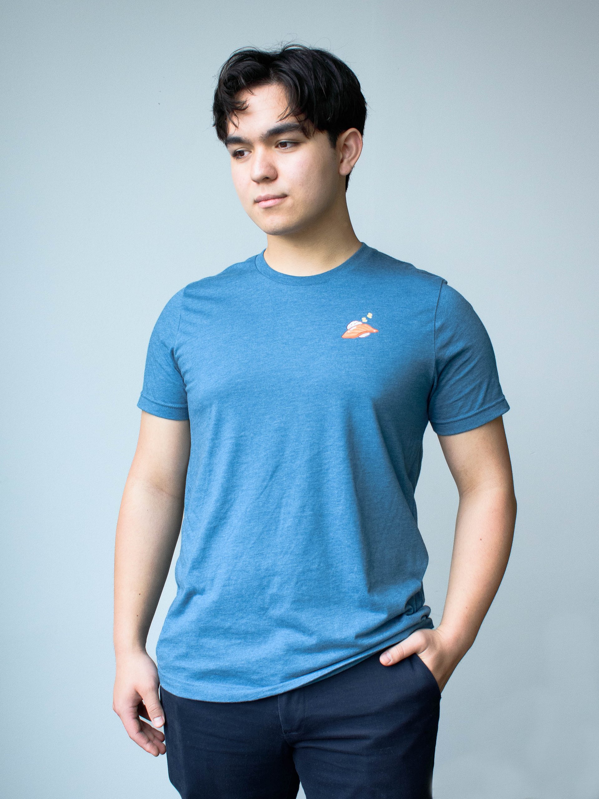 SleepyGiri Supersoft T-Shirt - (Heather Deep Teal) product image (2)