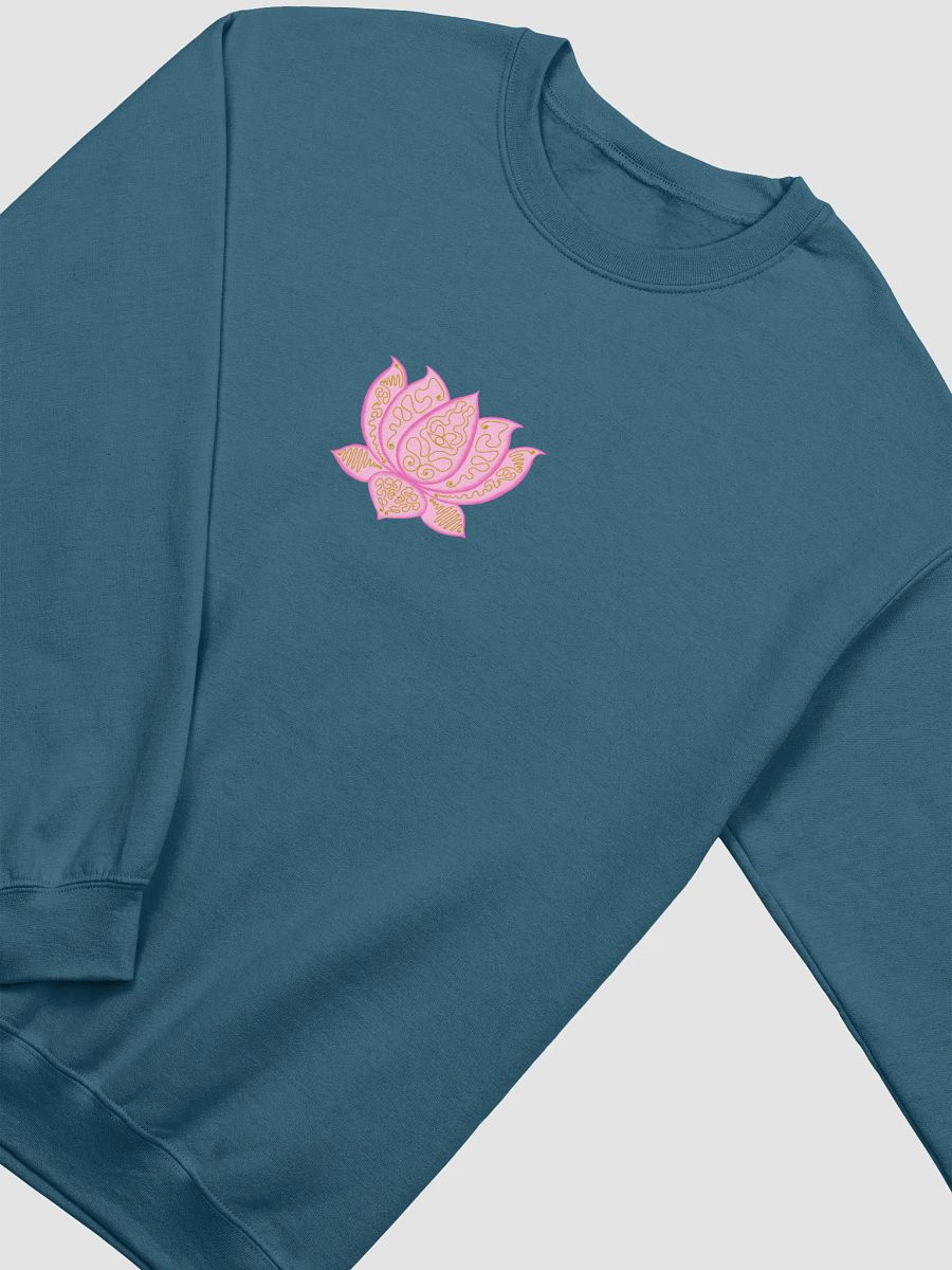 Golden Lotus Bloom Crewneck Sweatshirt product image (2)