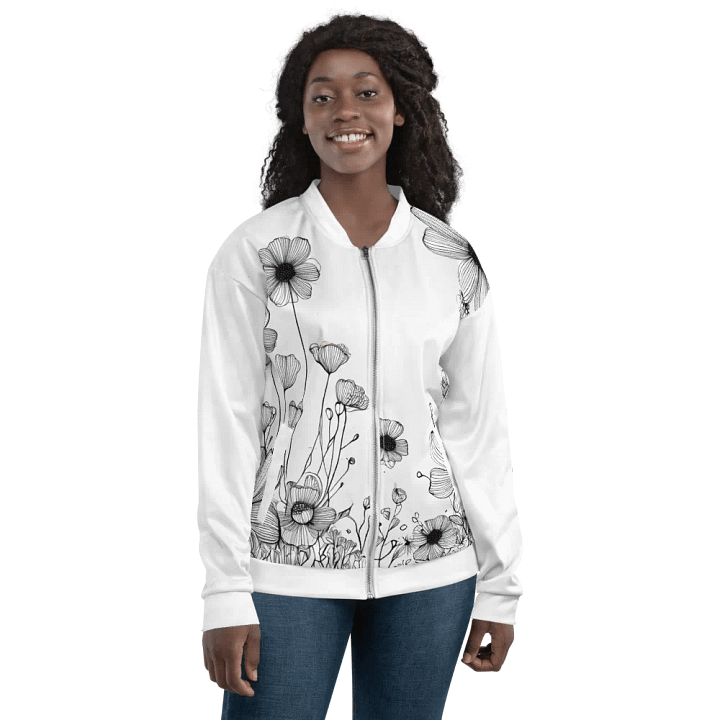 Blossom Breeze All-Over Print Bomber Jacket product image (1)