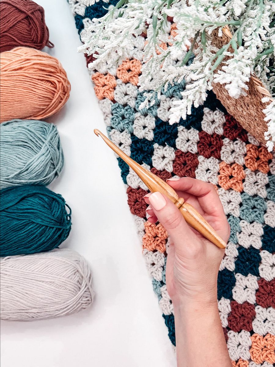 Colorful Hues Crochet Blanket Pattern product image (12)