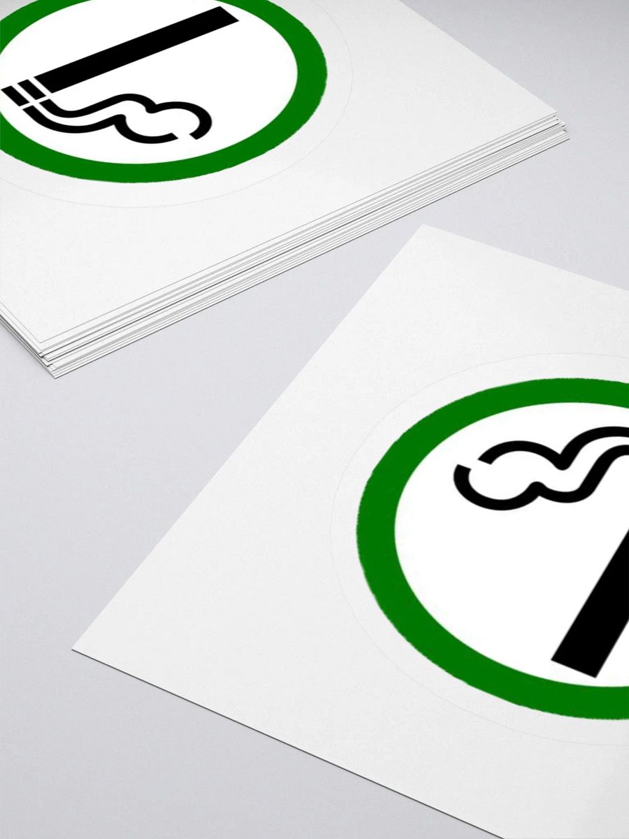 Smokey Circle Kiss Cut Stickers product image (12)