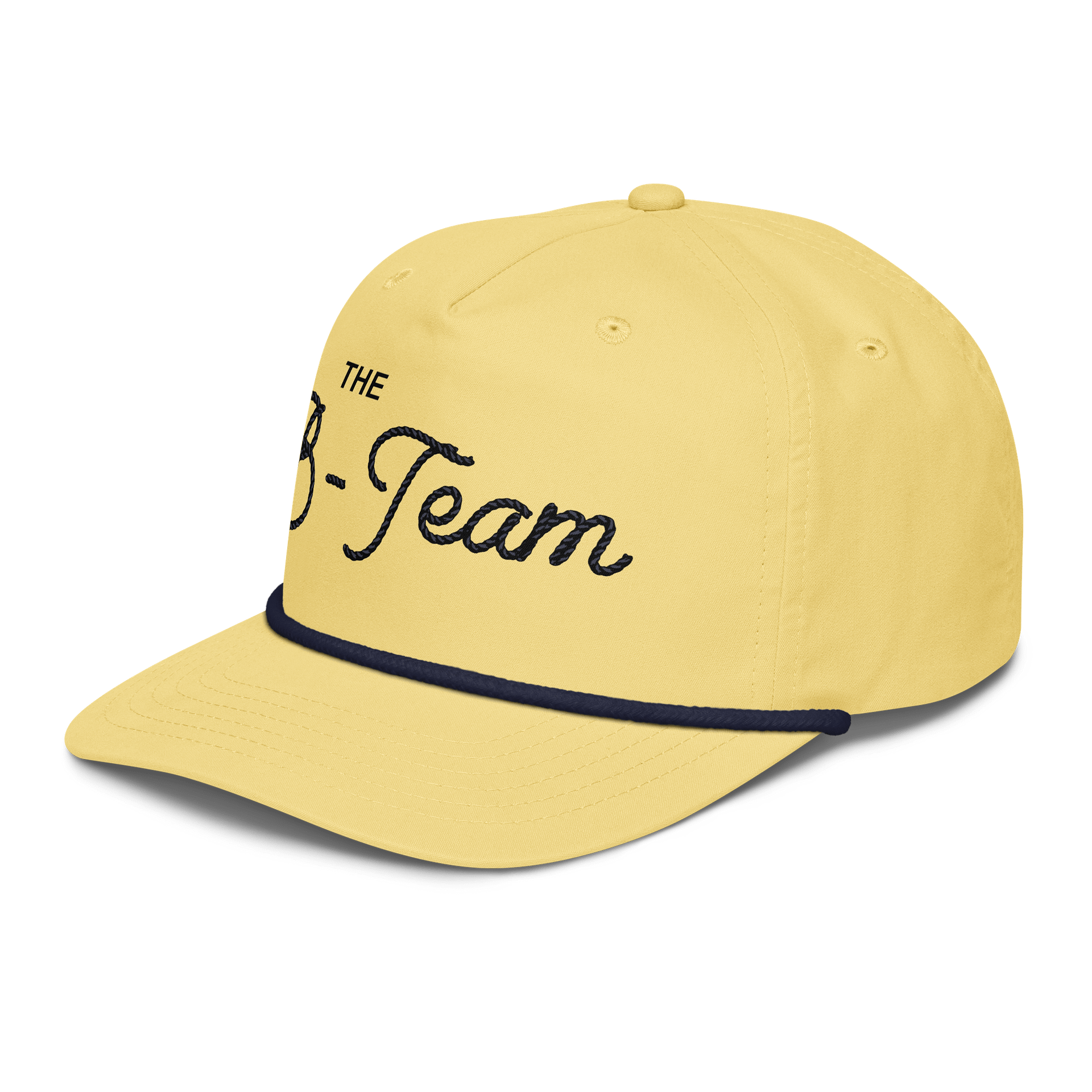 B-Team Wordmark Rope Hat Black Font product image (3)
