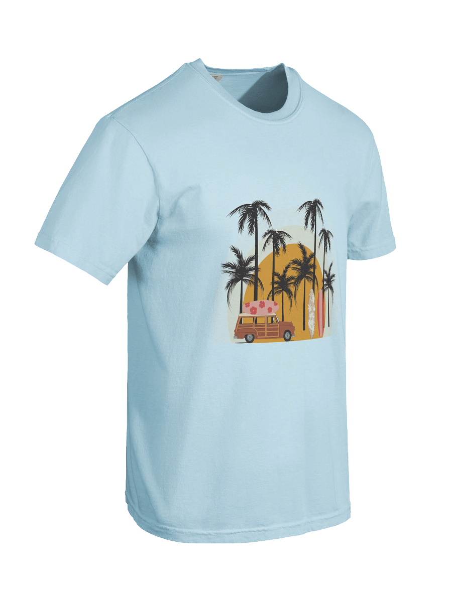 Retro Surf Wagon Tee | Vintage Vibes & Coastal Dreams product image (79)